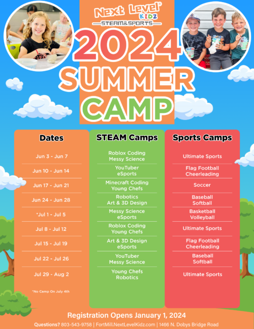 Summer Camp Fort Mill Next Level Kidz