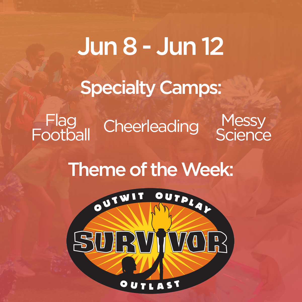 Summer Camp Week Two: June 8-12