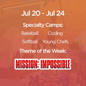 Summer Camp Week Eight: July 20-24